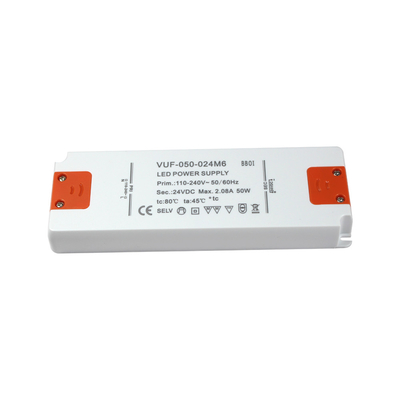 класс 2 высокой эффективности Ip67 60w водителя СИД 12v 5a/24v 2.5a пластиковый для холодильника
