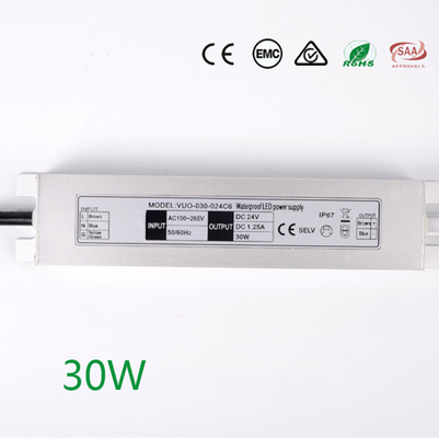 Slimline Ultralight DC AC водителя СИД, противокоррозионное электропитание 24V 30W