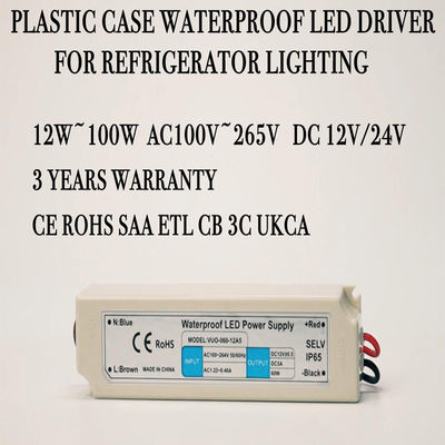 Постоянн электропитание 60w прокладки СИД выхода 24V напряжения тока для охладителя холодильника