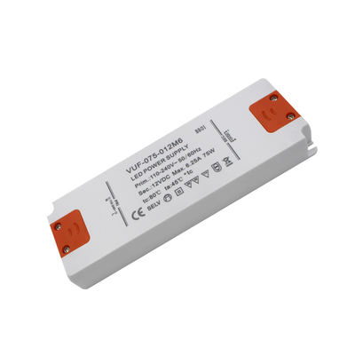 Электропитание водителя 12V 75W СИД напряжения тока пластикового случая постоянн для света прокладки