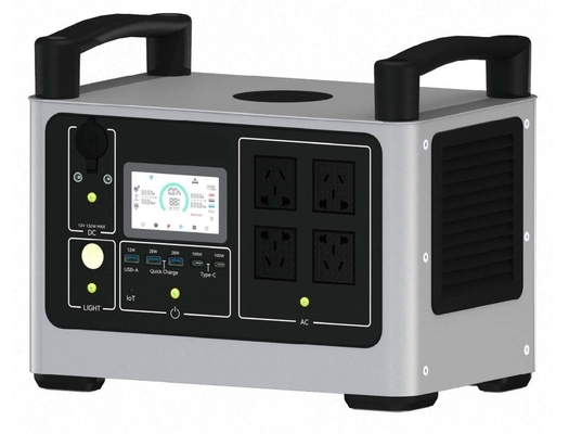 банка силы волны синуса 2000W 110V/220V станция LiFePO4 солнечной энергии чистого на открытом воздухе портативная