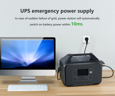 станция солнечной энергии поставки батареи LiFePO4 обязанности 1000W резервная располагаясь лагерем на открытом воздухе портативная
