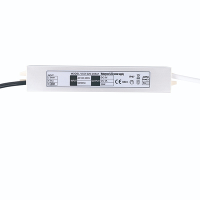 Супер тонкий трансформатор 5v 4a водителя СИД Cv 20w делает Ip67 водостойким для освещения