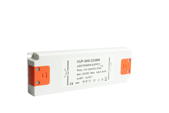 Балласта водителя СИД AC RoHs изоляция жароустойчивого 60W 24V анти-