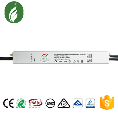 Водитель СИД RoHS одновыходовой более тусклый, жаропрочное электропитание 12V СИД Dimmable